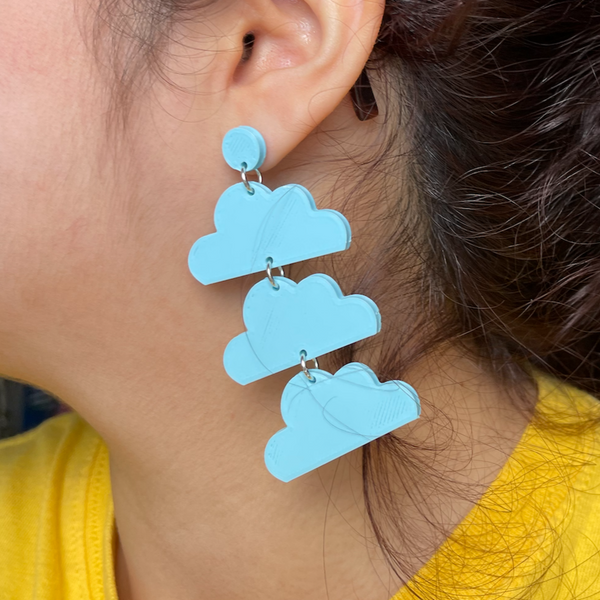 Cloud Dangle Earrings